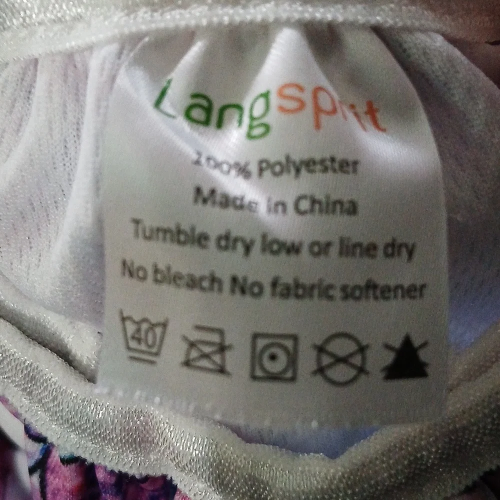 Langsprit Colorful Mermaid Scale Kids Diaper Covers Set of 3 Sz L (NWOT